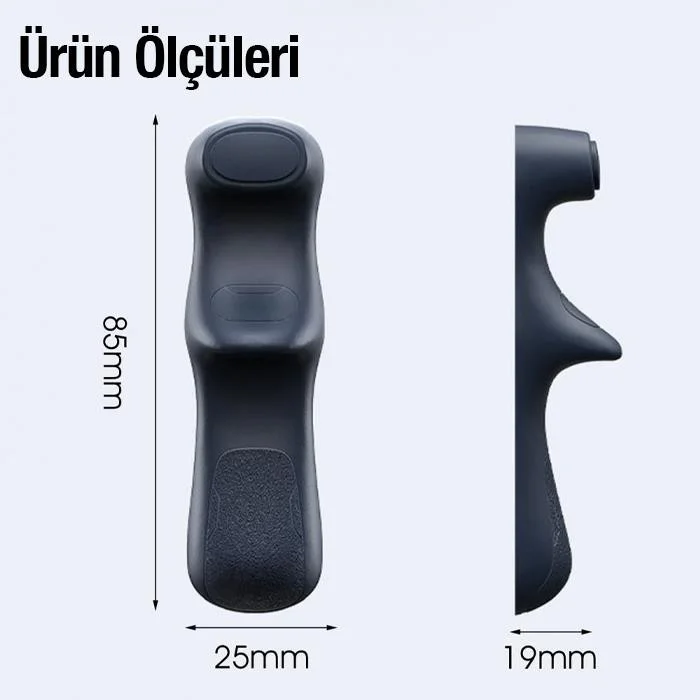 Polhammobile Polham 2 Pieces Finger Holder Game Handle Compatible with All Tablets, Adhesive Silicone Gamer Tablet Handle