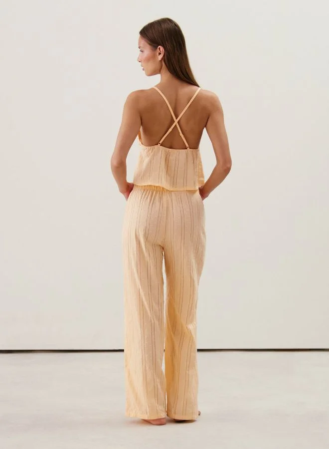 UNDIZ Straight cotton trousers