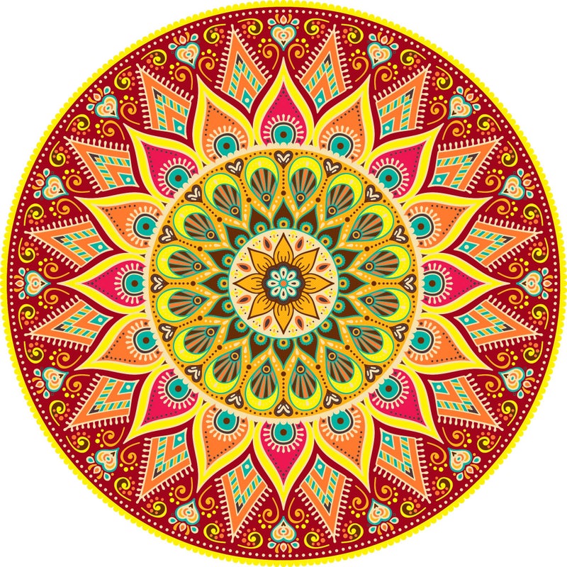Wallkriti Rangoli Decal for Floor - Image 5