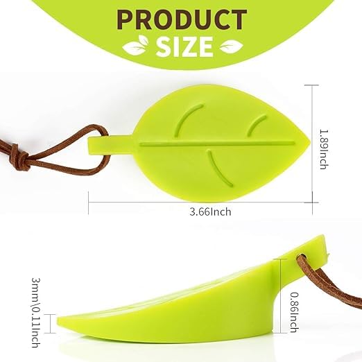 JSJPO Leaf Shape Door Stopper Leaf Style Secure Flexible Decorative Finger Protector Wedge Finger Protector Home Accents Dcor Door Protector Door Stopper 2 - Image 4