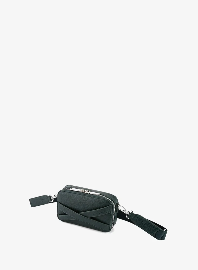 Veganologie  Mars Man Bag in Green Made from 5.5 Recycled Plastic Bottles  | Best Price UAE