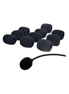 Headset Microphone Pop Filter Cover Replacement for SteelSeries Arctis 1/3 /5/7 /7X/ 7P/ 9X Pro Gaming Headset Mic Foam Cover (10 Pack)