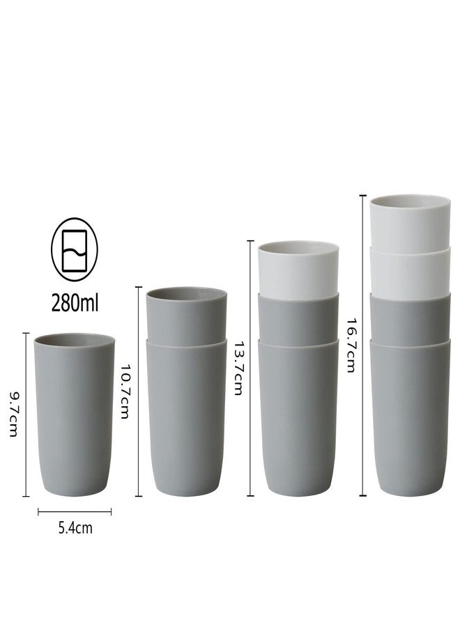 Topsky 4pcs Bathroom Tumbler Prime Premium High Grade Sturdy Drink Cup Toothbrush Cup Bathroom Tumbler for Home Bathroom - Image 3