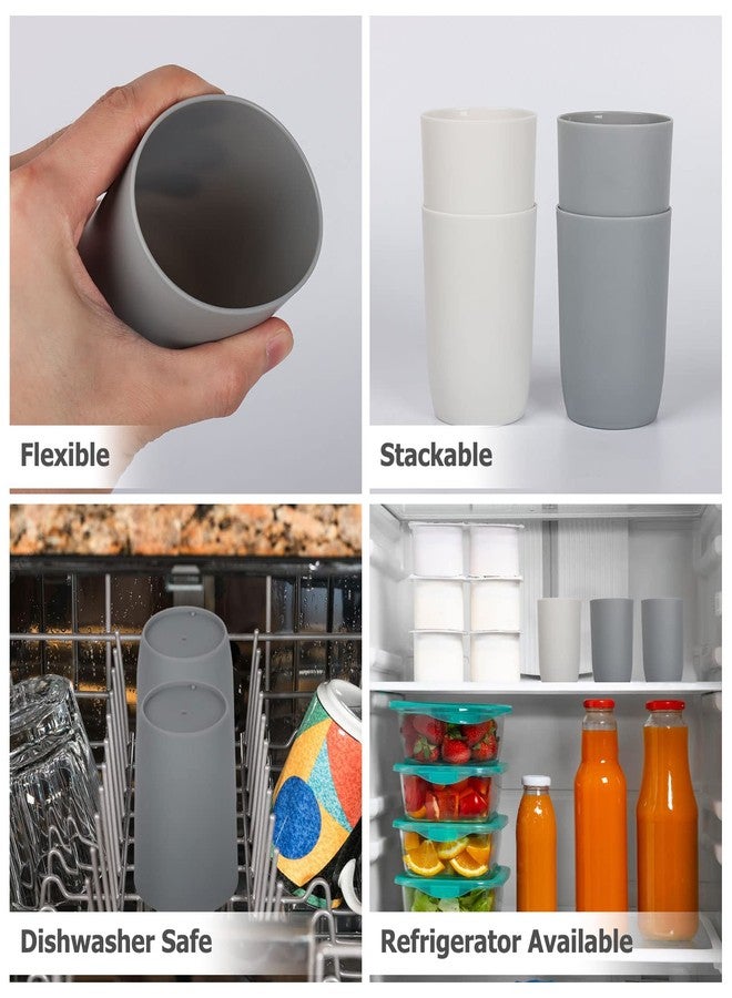 Topsky 4pcs Bathroom Tumbler Prime Premium High Grade Sturdy Drink Cup Toothbrush Cup Bathroom Tumbler for Home Bathroom - Image 4