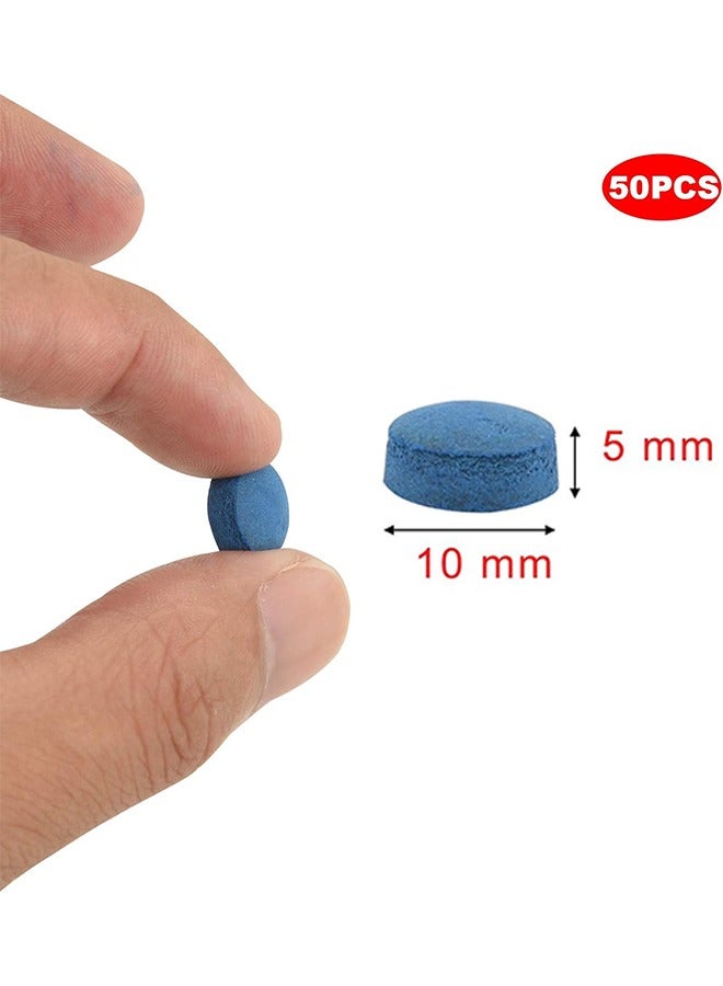 50 قطعة بلياردو بركة جديلة نصائح تجمع جديلة استبدال كيت تجمع عصا نصائح نصائح جديلة البلياردو مع صندوق تخزين لجديلة حمام السباحة والسنوكر - Image 2