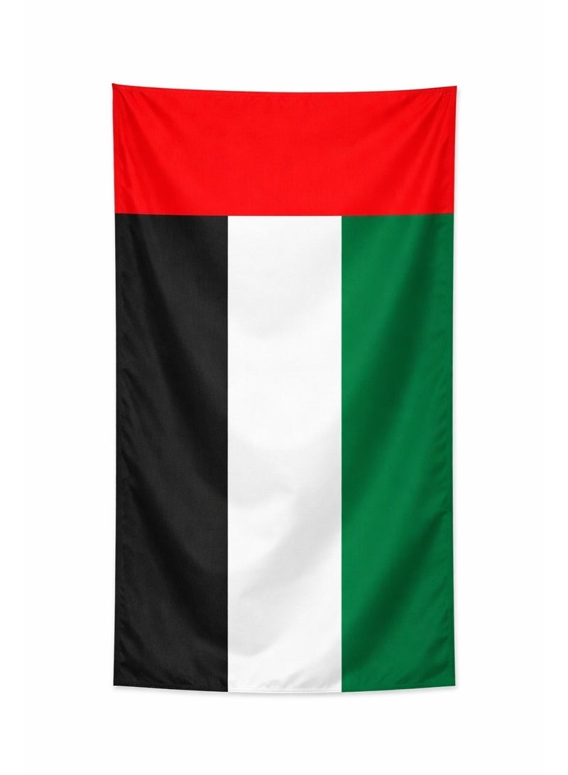 UAE Flag 60x90cm Fabric Large Outdoor Indoor Wall Hanging Flag United Arab Emirates National Day Decoration - Image 1