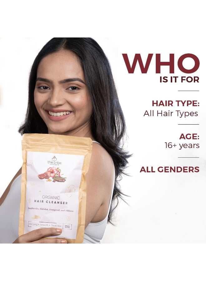 The Tribe Concepts Organic Hair Cleanser With Shikakai Amla and Hibiscus for Long, Smother & Thick Hair, 100% Chemical Free & Natural - 150 gm - Image 2