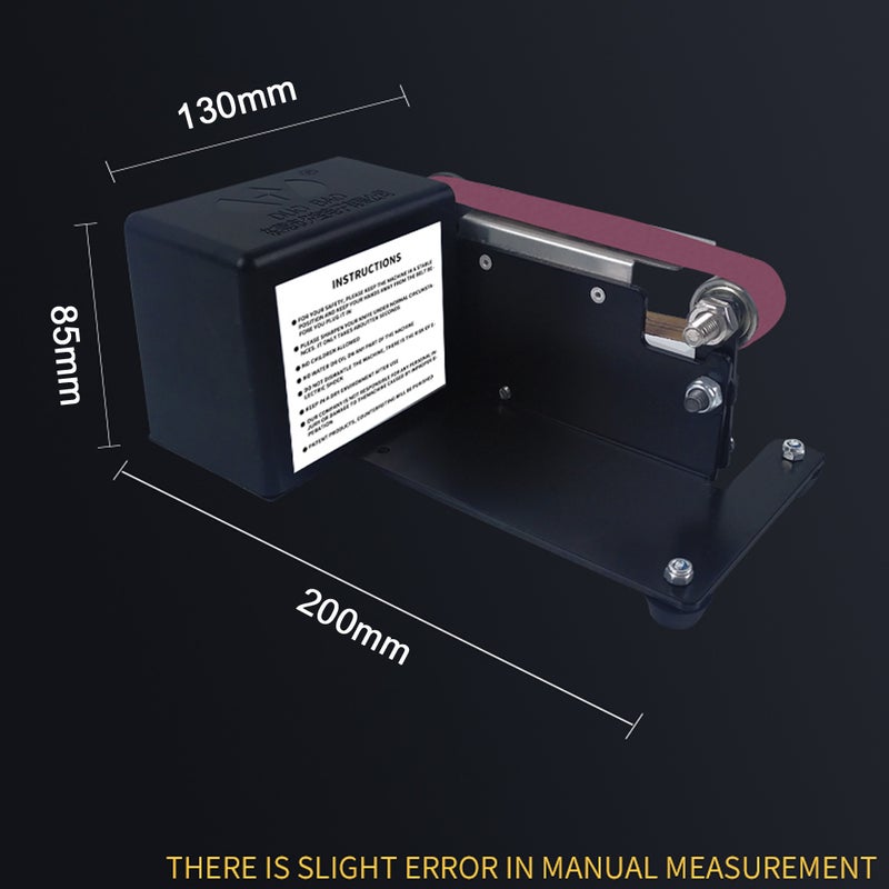 35W 7000RPM Fixed Angle Auto Cutter Sharpener Belt Sander DIY Polishing Machine Multi-function Mini Desktop Belt Sander Machine - Image 4