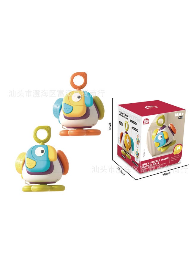Fp Baby Bee Hand Ball Crab Teether Lala Bird Rattle Puzzle Early Education Finger Toy - Image 1