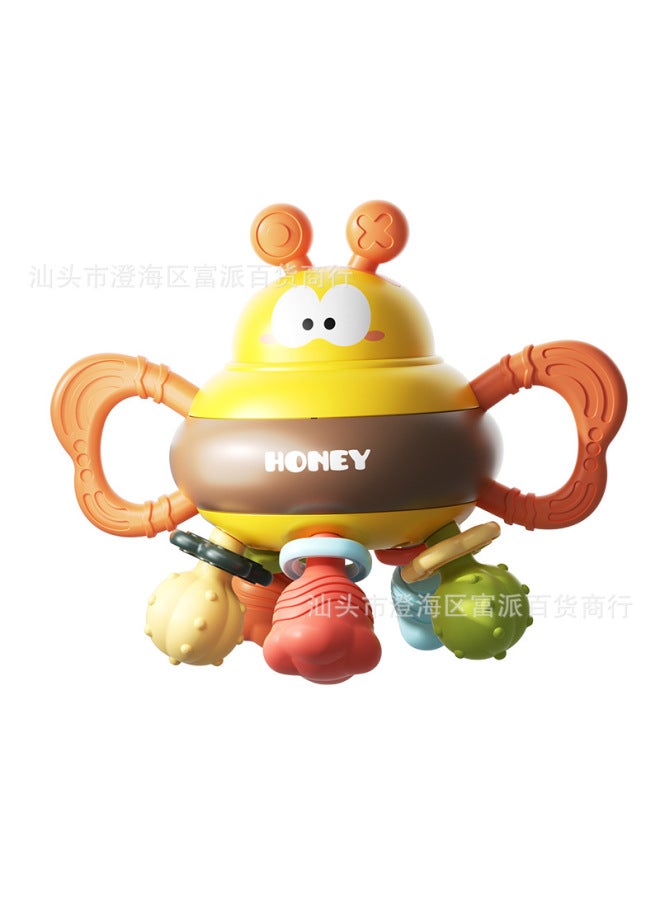 Fp Baby Bee Hand Ball Crab Teether Lala Bird Rattle Puzzle Early Education Finger Toy - Image 5