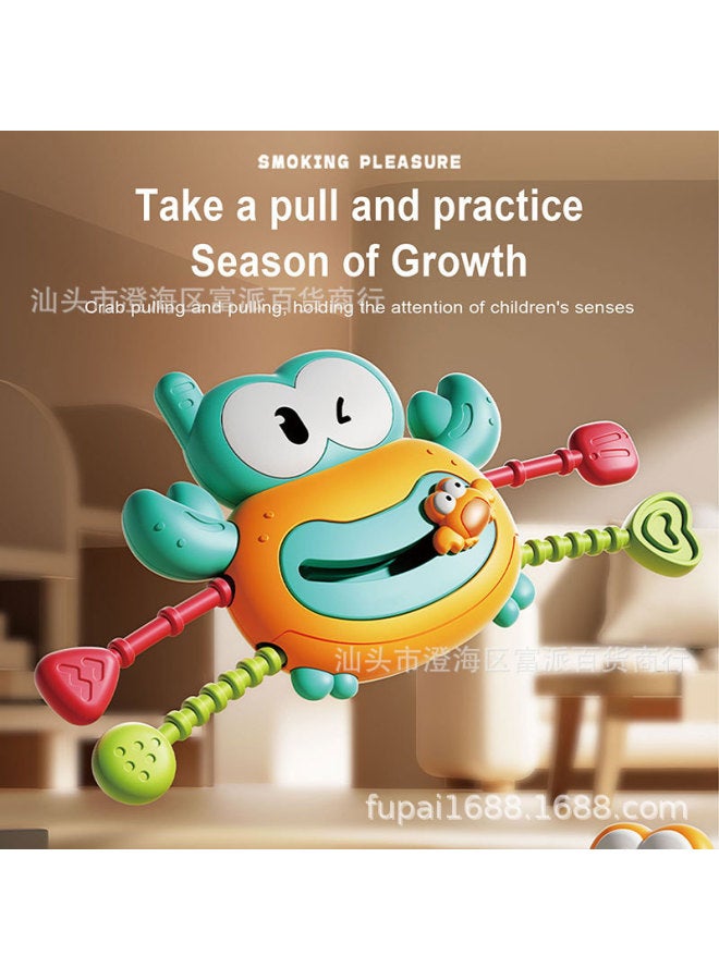 Fp Baby Bee Hand Ball Crab Teether Lala Bird Rattle Puzzle Early Education Finger Toy - Image 4