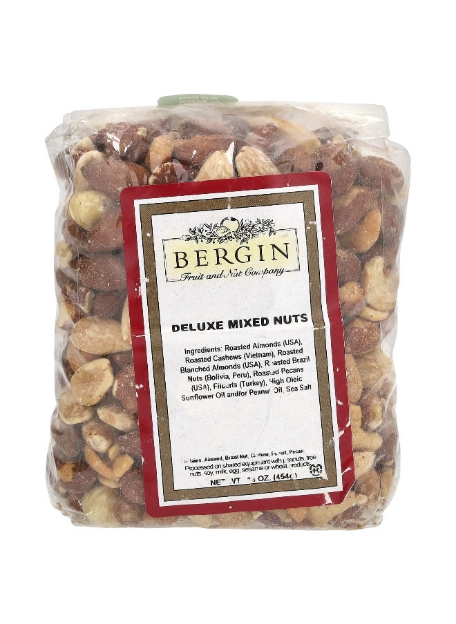 Bergin Fruit and Nut Company Bergin Fruit and Nut Company, Deluxe Mixed Nuts, 16 oz (454 g)  - Image 1