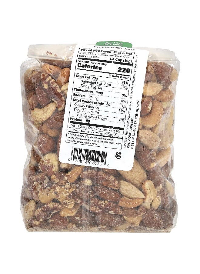 Bergin Fruit and Nut Company Bergin Fruit and Nut Company, Deluxe Mixed Nuts, 16 oz (454 g)  - Image 2