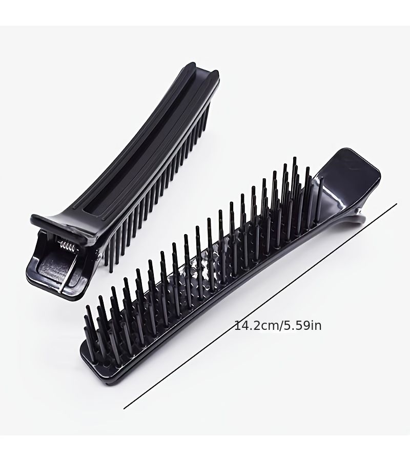 Pink Hair Dyeing Clip Set Multi Functional Styling Bangs Comb Durable Non Slip Hairdressing Tool - Image 5