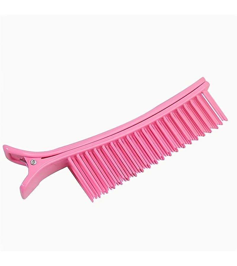 Pink Hair Dyeing Clip Set Multi Functional Styling Bangs Comb Durable Non Slip Hairdressing Tool - Image 2