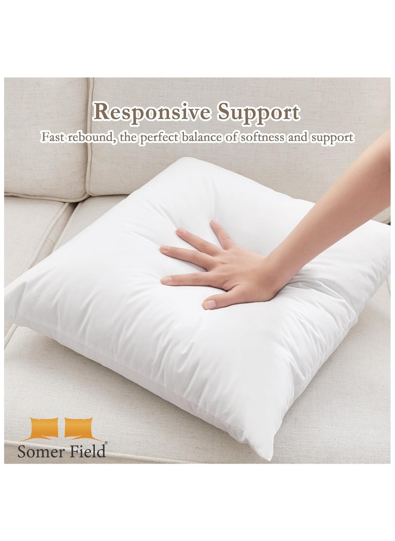 Somer Field - Super Soft Bedding Cushion, Cushion Stuffer Inserts, Hollow Siliconised Fibre Square Pillows - White - Best Buy (30x30 cm) - pzsku/ZBB4CB13F9B21AA6E1D7FZ/45/_/1731133651/a288814a-225e-4ee5-be8b-64b0d4a797c3