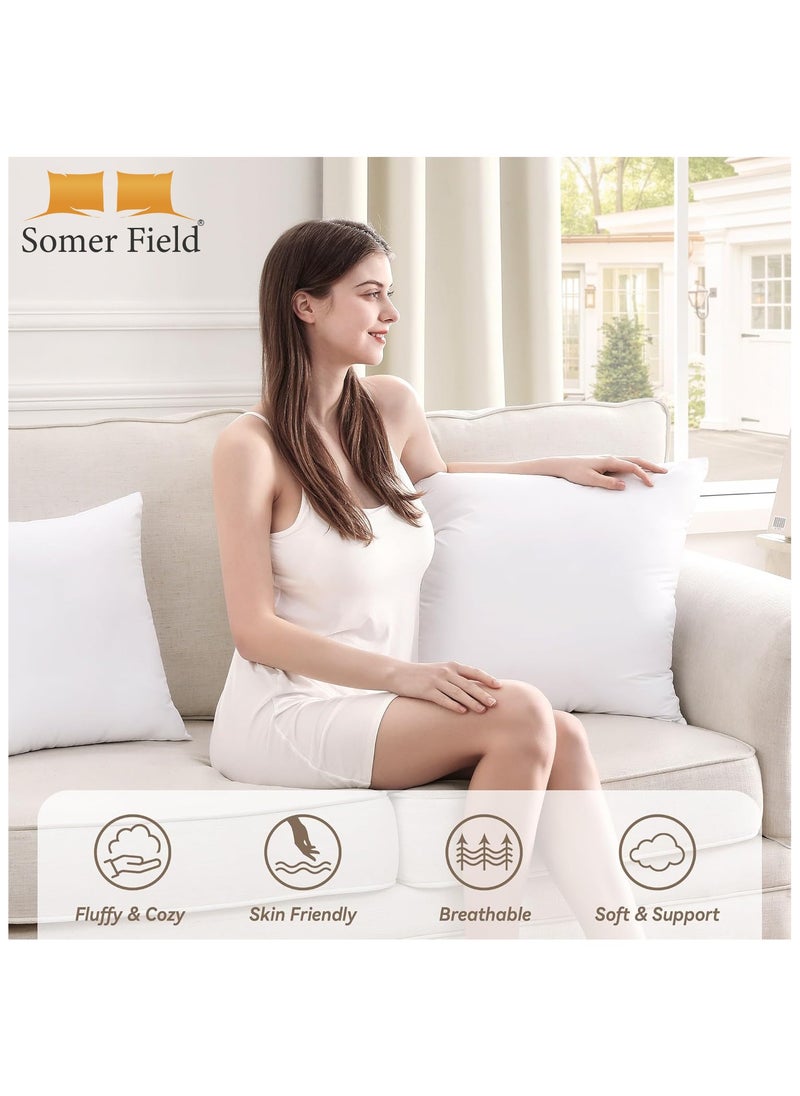 Somer Field - Super Soft Bedding Cushion, Cushion Stuffer Inserts, Hollow Siliconised Fibre Square Pillows - White - Best Buy (30x30 cm) - pzsku/ZBB4CB13F9B21AA6E1D7FZ/45/_/1731133667/a54031fb-bb46-42eb-91fa-f70e00fbecf0