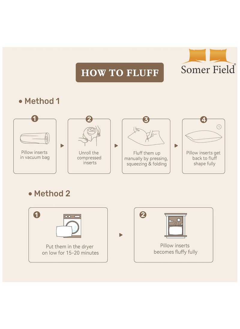 Somer Field - Super Soft Bedding Cushion, Cushion Stuffer Inserts, Hollow Siliconised Fibre Square Pillows - White - Best Buy (30x30 cm) - pzsku/ZBB4CB13F9B21AA6E1D7FZ/45/_/1731133699/a65835c0-0870-44d0-a527-c805cc113c8b