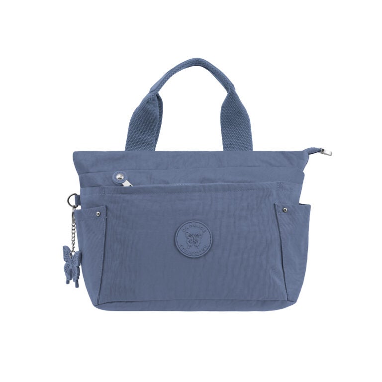 CAPRICE COLLECTION Unisex Small Shoulder Bag – Blue, Water-Resistant Nylon, 9.5L Capacity - Image 1