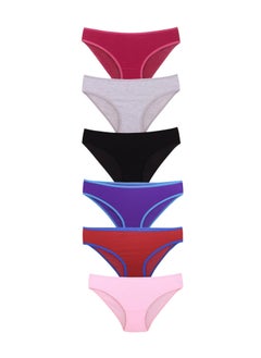 Pack of 6 Plain Cotton Bikini Panties for Women - pzsku/ZBB4CB949D7DF25A0391FZ/45/1741036475/157034af-aa0e-455c-bb15-24f74bdf0fe4