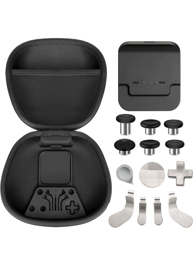 Loquat Xbox One Elite Series 2 Gen Handle Metal on Bag Charger Suit-Product Color:Black Hat + Silver - Image 1