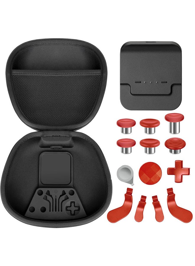 Loquat Xbox One Elite Series 2 Gen Handle Metal on Bag Charger Suit-Product Color:Black Hat + Silver - Image 3