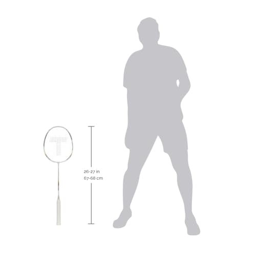 TANSO Astral 1.0 Composite Strung Badminton Racket with Free Full Racquet Cover (90 Grams, Jointless, High Strength Aluminium Frame, Carbon Fibre Shaft, 24 Lbs Tension) - Image 4