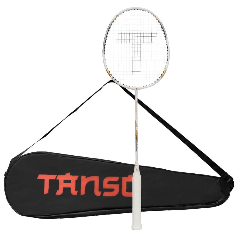 TANSO Astral 1.0 Composite Strung Badminton Racket with Free Full Racquet Cover (90 Grams, Jointless, High Strength Aluminium Frame, Carbon Fibre Shaft, 24 Lbs Tension) - Image 5