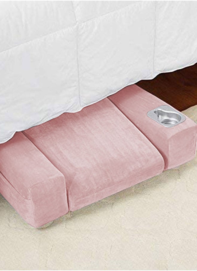 Velvet Foldable Bed Lounger - Light Pink - pzsku/ZBB4CF36B555C6709243AZ/45/_/1693311753/c2e6fb8f-7633-4faa-b64a-315fd939e02f