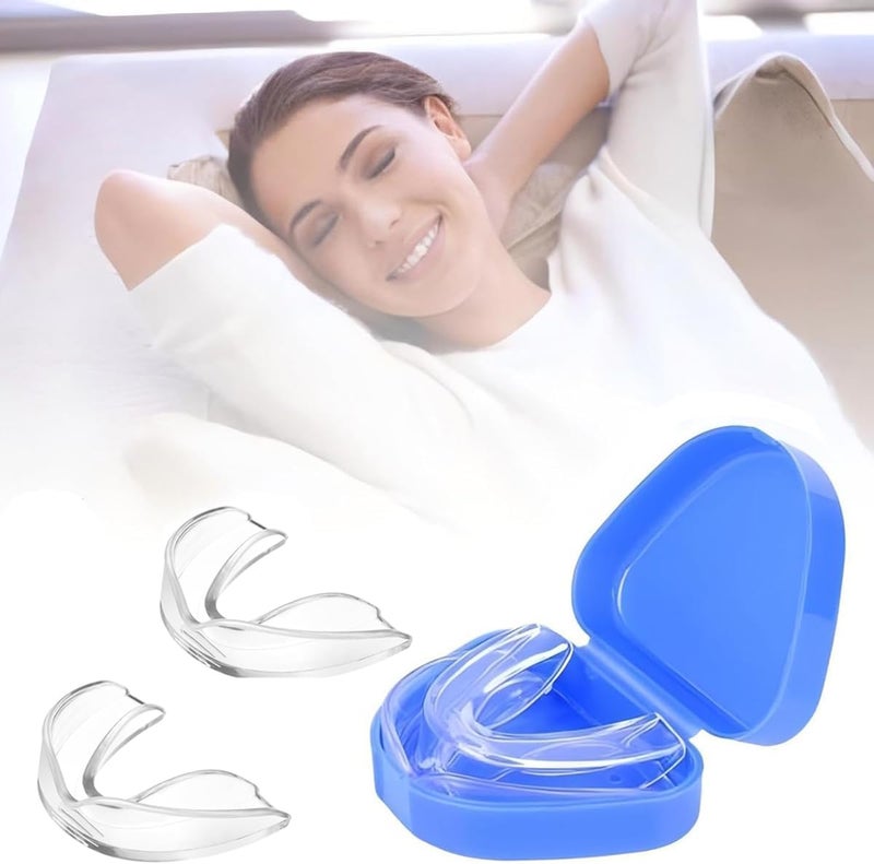 ToolHouse 4 Pcs Nighttime Mouth Guard for Oral Comfort, Clear Teeth Protector for Clenching Teeth, Custom Moldable Night Guard for Sleeping, Reusable Comfort Dental Retainer - Image 1