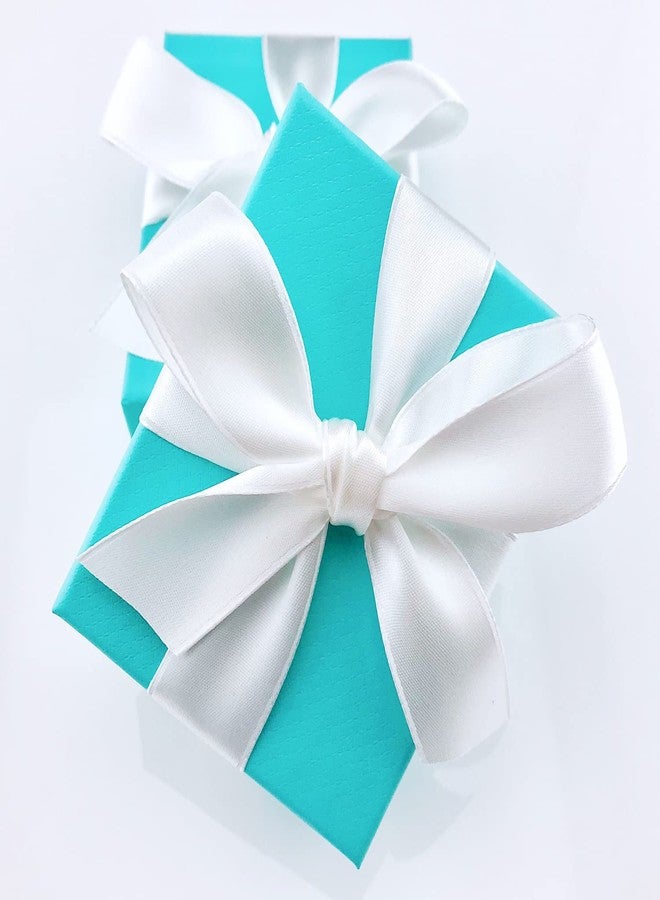 Stuffvisor White Satin Ribbon, 1/2 inch x 50 Yards, Double Face Solid Color, Thick and Durable Ribbon Roll, 100% Polyester for Gift Wrapping, Crafts, Hair and Decorations - Image 2