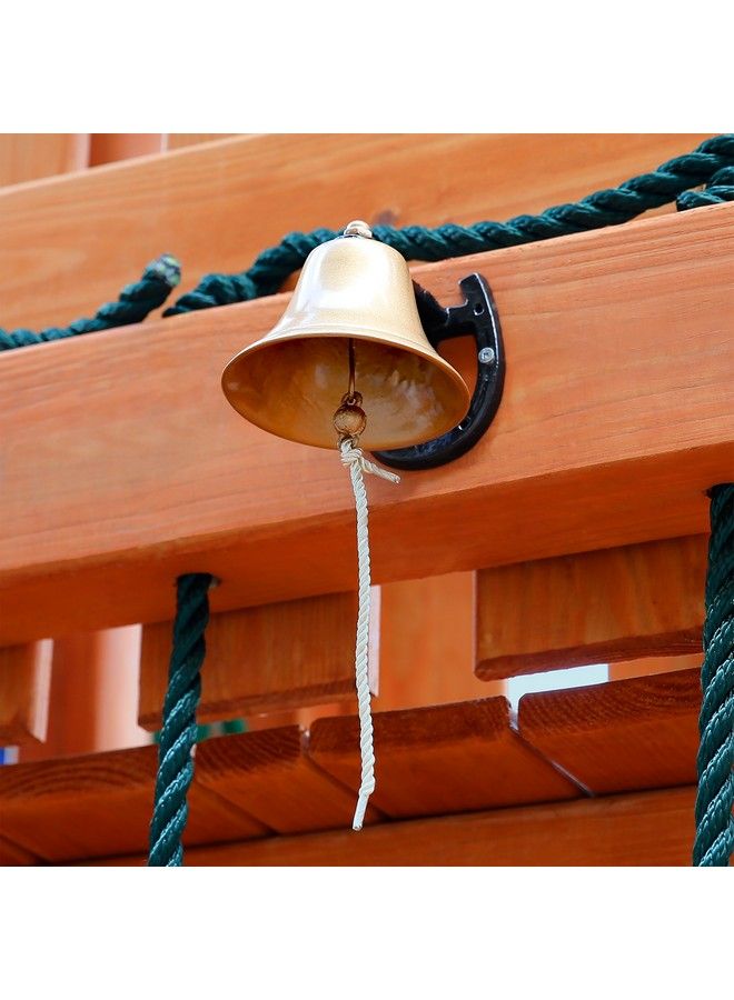 Gorilla Playsets 09 0001 Dinner Bell Swing Set Accessory Gold - Image 3