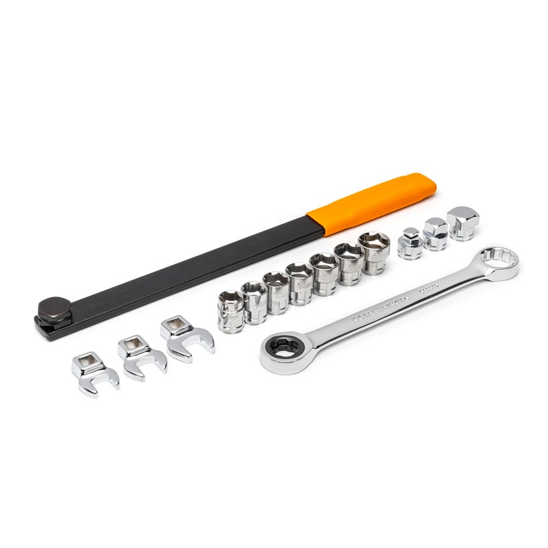GEARWRENCH 15 Piece Ratcheting Serpentine Belt Tool Set | 3680D - Image 1
