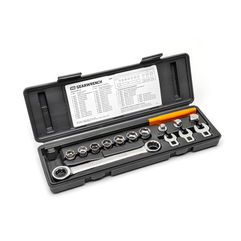 GEARWRENCH 15 Piece Ratcheting Serpentine Belt Tool Set | 3680D - Image 2