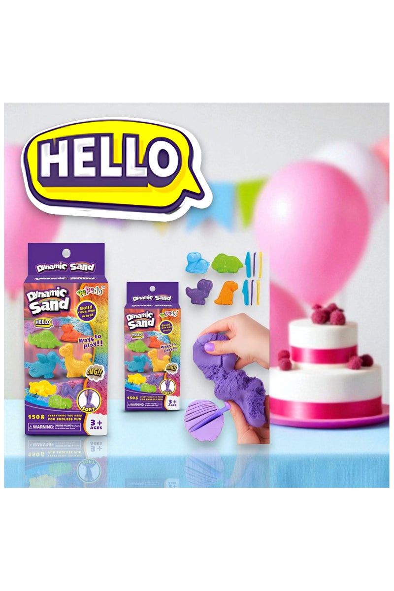 Hello Magic Sand Play Set - 3 Boxes 150g - Image 2