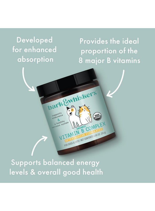 Dr. Mercola Bark & Whiskers Organic Vitamin B Complex, 0.85 Oz. (24 g), 60 Scoops, Supports A Healthy Nervous System & Endurance, Veterinarian Formulated, Non-GMO, Certified USDA Organic, Dr. Mercola - Image 5
