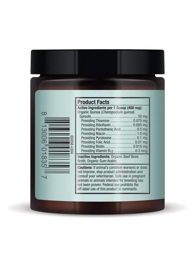 Dr. Mercola Bark & Whiskers Organic Vitamin B Complex, 0.85 Oz. (24 g), 60 Scoops, Supports A Healthy Nervous System & Endurance, Veterinarian Formulated, Non-GMO, Certified USDA Organic, Dr. Mercola - Image 3