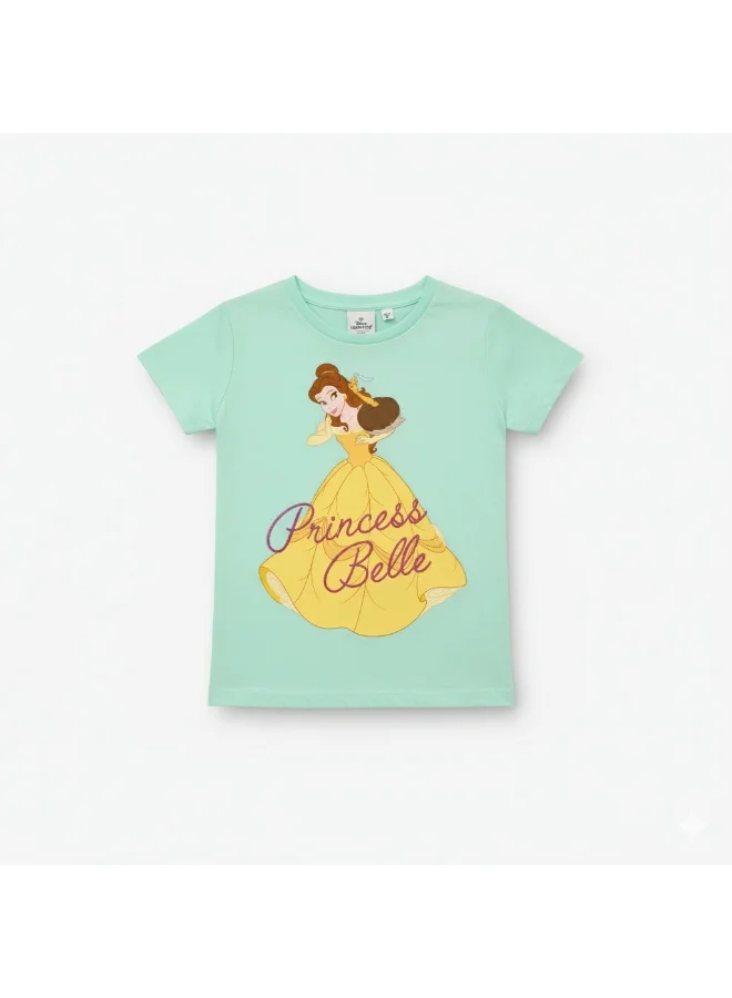 ديزني تيشيرت الأميرة للبنات | قطن ١٠٠٪