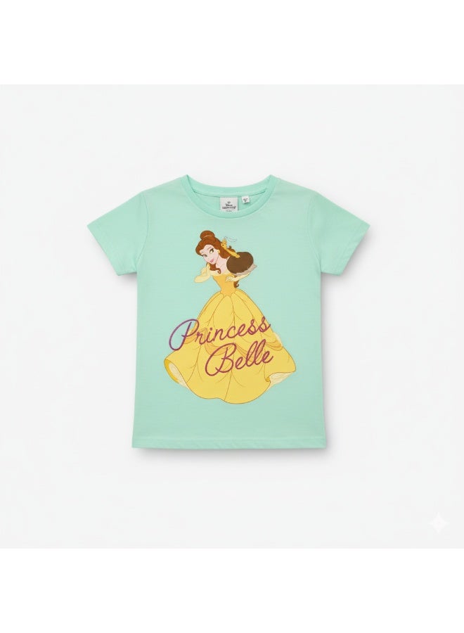 Disney PRINCESS | GIRL'S T-SHIRT | 100% COTTON - Image 1