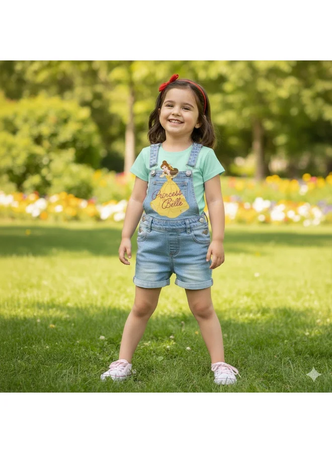 ديزني تيشيرت الأميرة للبنات | قطن ١٠٠٪