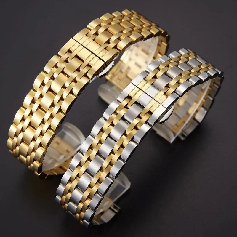 Bluejw High-End 316L Stainless Steel Watch Band Bracelet – 6 Color Options for Men and Women, Easy to Replace Watch Strap - Image 2