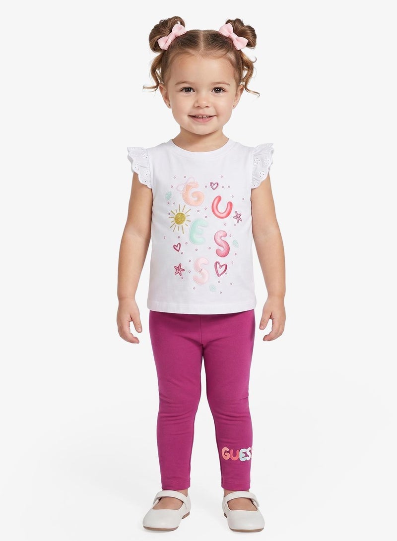 GUESS Infant T-Shirt And Leggings Set - Image 1