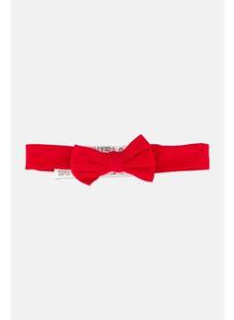 Cool Club Toddlers Girl Bow Tie Headband, Red  - Image 1