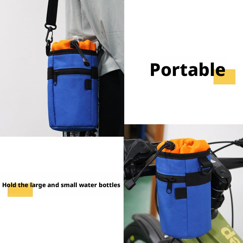 Bicycle Handlebar Bag Water Bottle Holder Pouch - Image 2