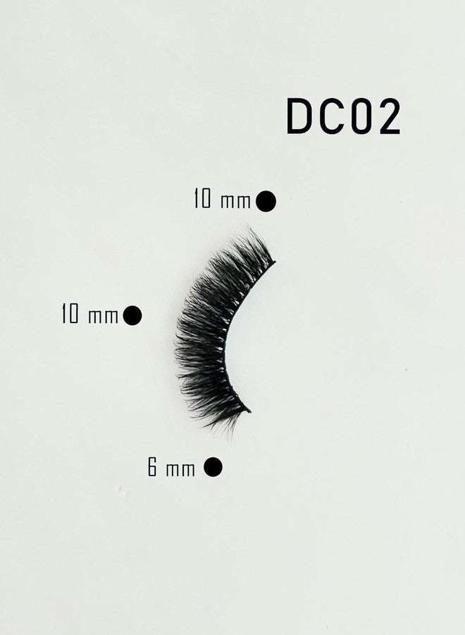 BOBI False Eyelash, Eye Makeup Lash Dynamic D Curl Long Natural 5D Volume Eyelashes | 15mm Soft, Comfortable, Non-irritating, Lightweight, Synthetic Hair, Reusable Lashes For Women (DC02)- 1 Pair - Image 4