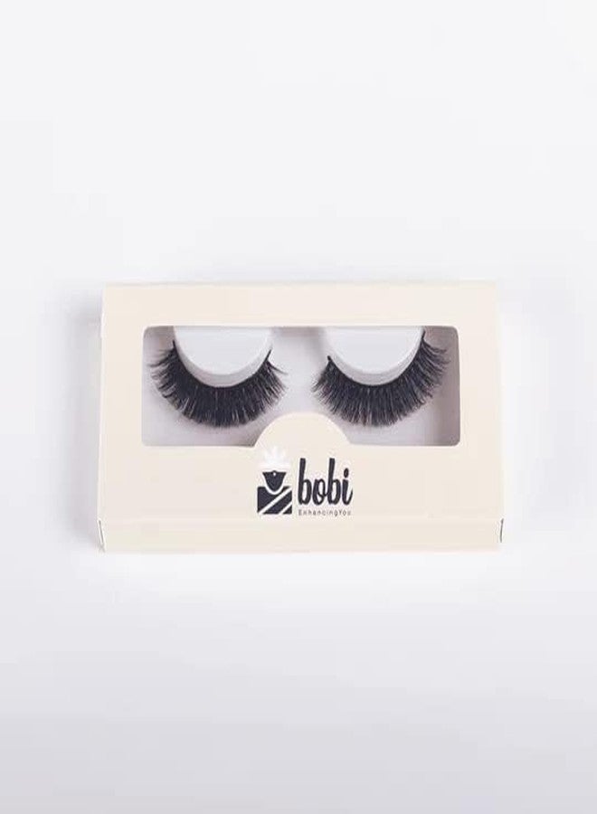 BOBI False Eyelash, Eye Makeup Lash Dynamic D Curl Long Natural 5D Volume Eyelashes | 15mm Soft, Comfortable, Non-irritating, Lightweight, Synthetic Hair, Reusable Lashes For Women (DC02)- 1 Pair - Image 1