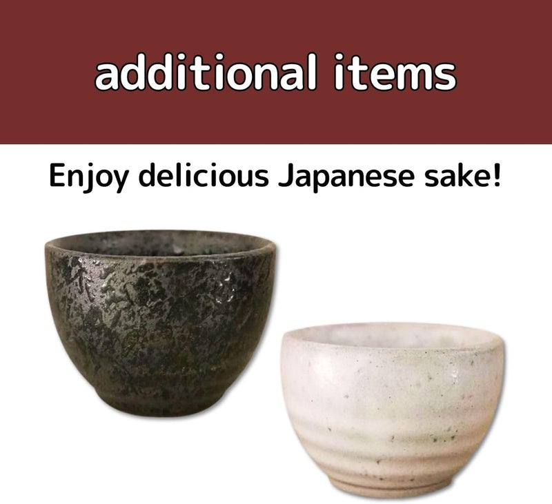 Someie TWINBIRD Sake Warmer, Black TW-D418B & White/Black Ochoko Set | Japanese Sake, Hot Sake, Compatible up to About 300 ml, Heat Retention, Electric, Temperature Control, Tabletop - Image 3