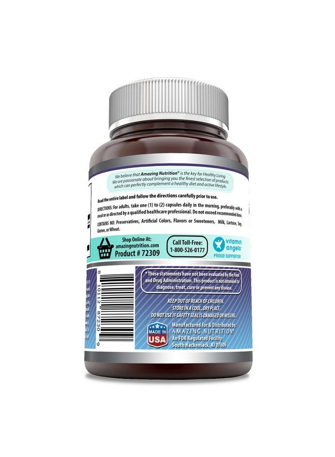 Amazing Nutrition أمزينغ فورمولا DHEA 50 ملغ لكل حصة 240 كبسولة مكمل | خالي من الكائنات المعدلة وراثيًا | خالي من الغلوتين | صنع في الولايات المتحدة - Image 3