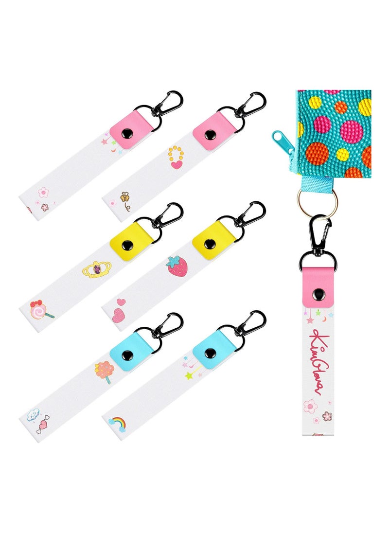 SYOSI - Personalized Name Tag Hook, 6 Pieces Kids ID Tag Backpack Name Tag Daycare Tag Backpack Name Tag Water Bottle Tag Backpack Tag (Cute Style) - Image 1