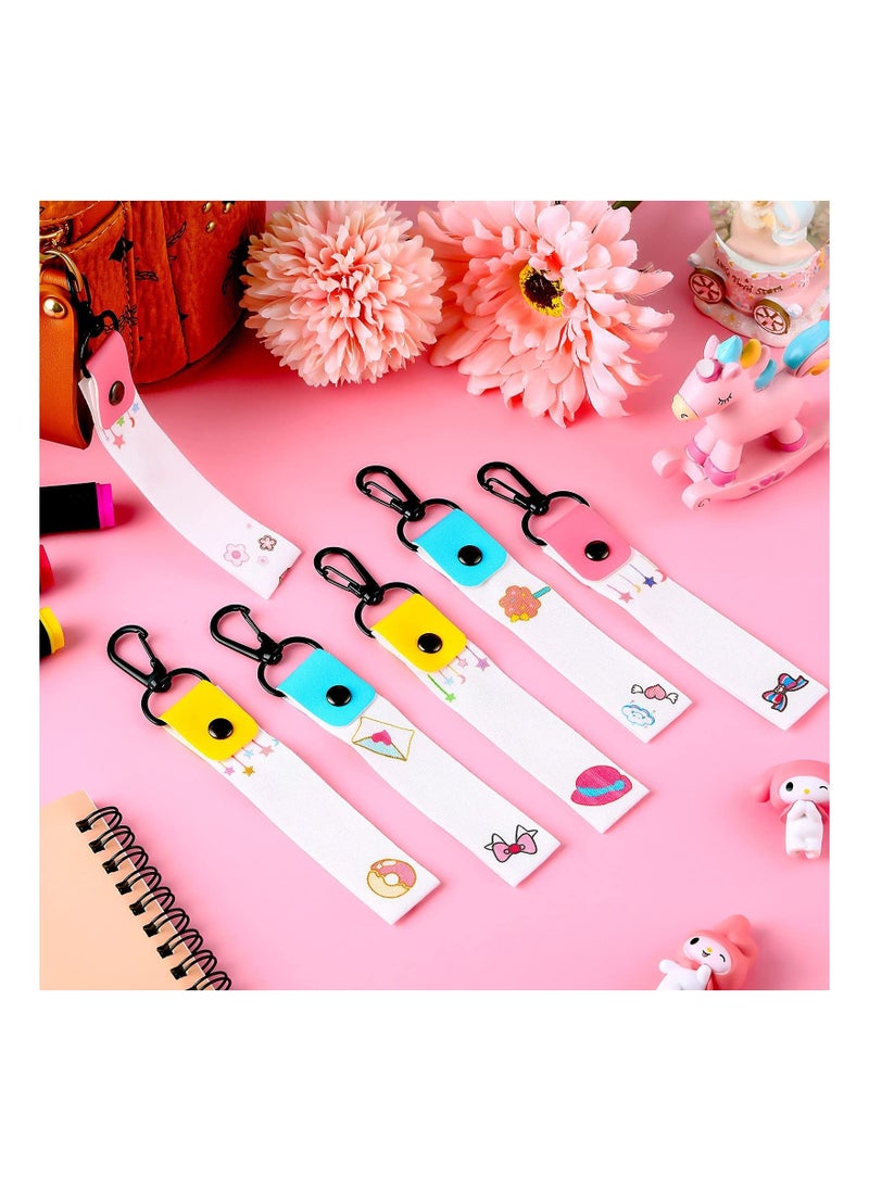 SYOSI - Personalized Name Tag Hook, 6 Pieces Kids ID Tag Backpack Name Tag Daycare Tag Backpack Name Tag Water Bottle Tag Backpack Tag (Cute Style) - Image 1